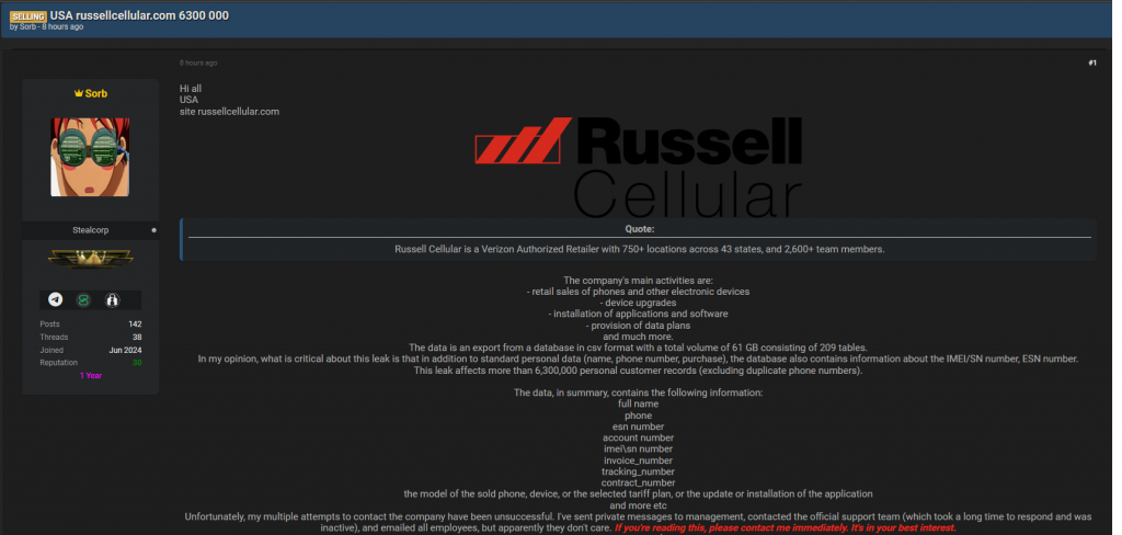 Russell Cellular